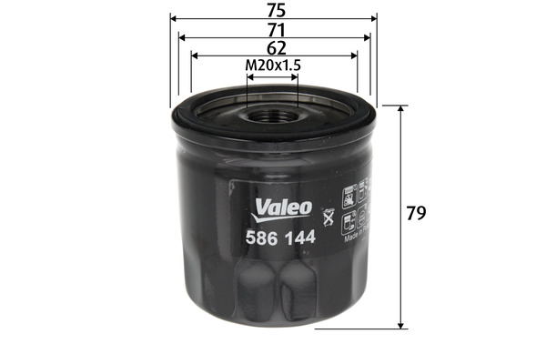 Olejový filter VALEO
